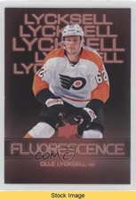 2022-23 Upper Deck Series 2 Fluorescence Red Olle Lycksell #F-27 READ 1e05