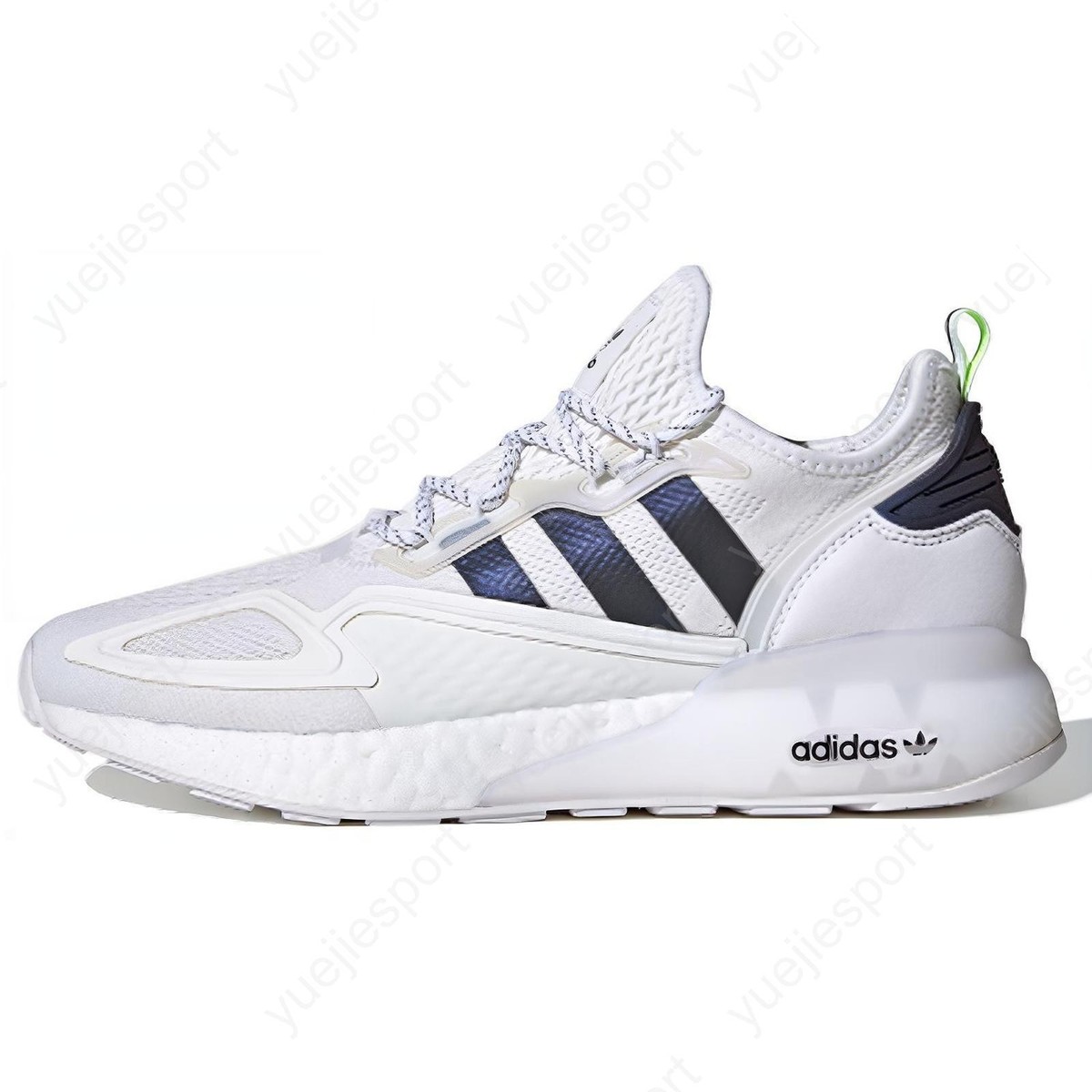 Size 6 - adidas ZX 2K Boost White for sale online | eBay