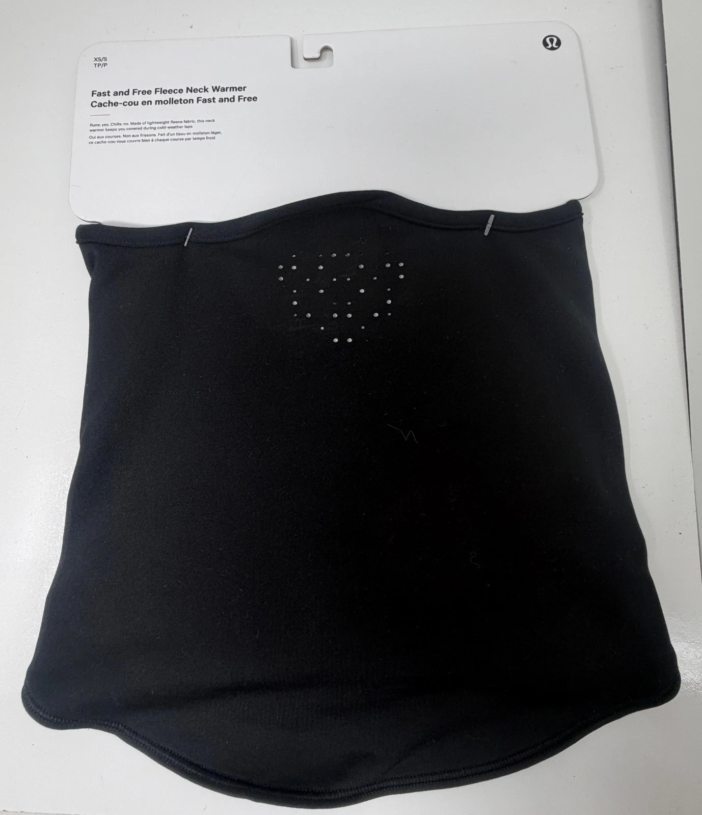 Lululemon Fast & Free Fleece Neck Warmer Black Size XS/S
Opens in a new window or tab