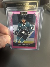 2021-22 OPC Platinum Matte Pink Parallel Erik Karlsson 11 San Jose Sharks