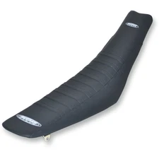 SDG 0821-3386 96347 9-Pleat Gripper Cover Pleated Seat Cover - Black Top/Black