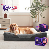 Hundebett OrthopäDisch Memory Foam XL Abnehmbar Waschbar 107X81X19Cm 1 StüCk