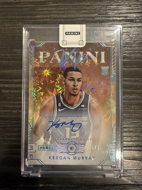 2023 Keegan Murray Rookie 1/2 🔥 Panini National Kings VIP Gems Diamond Auto /2