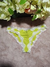 Vintage Victorias Secret Rushed Back Green Cheekini, OS Production 2013