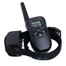 1 Dogs Shock Collar 133YD Dog Training Collar Remote Waterproof Battery Operated