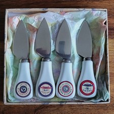Set of 4 Gourmet Quality Cheese Knives by Sainsbury's - boxed, new, never used