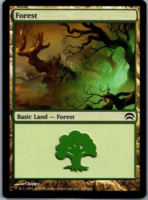 Forest Basic Land 167 2009 Card