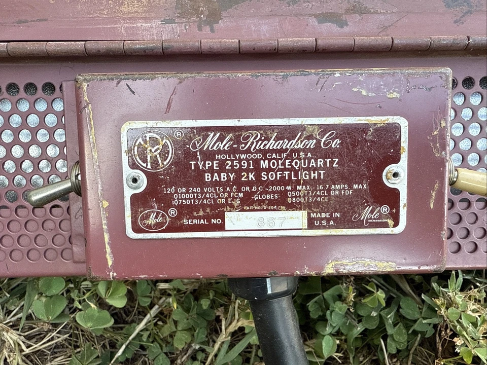 Mole Softlight Richardson Type 2591 Baby 2k Molequartz - Image 2 of 4