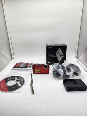 Casio Exilim EX-FS10 - Digitalkamera - Mit OVP - Rot - Funktionsfähig 