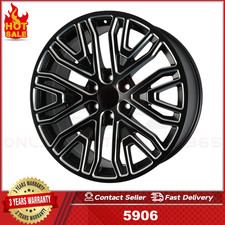 New 22 Satin Black Wheel Rim For Chevy Gmc Sierra Silverado Suburban Tahoe 5906
