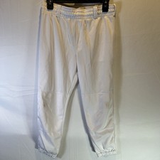 Youth Baseball Pants White Large by RAWLINGS 100 Polyester Garter Waist  Ankle
