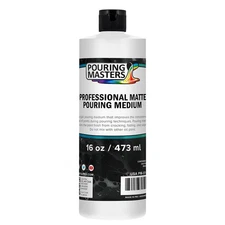 16oz Pint Pouring Paint Matte Medium - Professional Acrylic Medium for Improv...