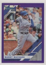 2019 Panini Donruss Holo Purple Manny Machado #120 0b3