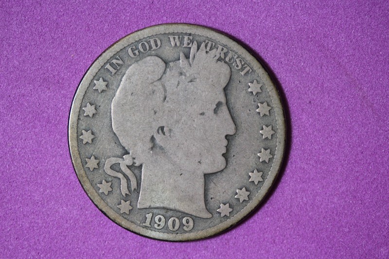 1909 Barber Half Dollar #P33225