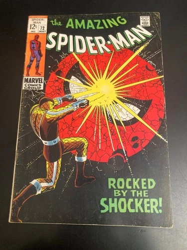 AMAZING SPIDER-MAN 72 (1969) *Shocker/Great Cover!* (FN) *Very Bright & Glossy!*