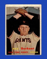1957 Topps Set-Break #310 Max Surkont VG-VGEX *GMCARDS*