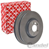 2X febi Bremsscheiben Ø330Mm Vorne Passend FÜR BMW 1 2 X1 X2 Mini Mini
