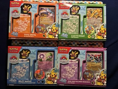 Pokémon JCC Lot 4 decks scellés Championnats du Monde 2025 - Photo 1/4