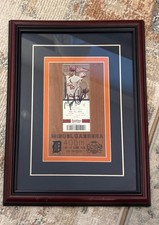 Signed Miguel Cabrera 400 HR Ticket Autographed Wooden Plaque!! Real Ticket!!