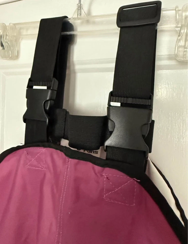 8Fans size 12/13 Girls Pink purple Kids Chest Waders with Boots fishing - Image 4 of 4