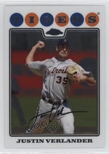 2008 Topps Chrome Justin Verlander #135 d4y