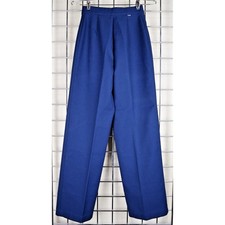 Vintage Levis Pants Navy Blue Size S/M 70s High Waist Straight Leg Sleek Uniform