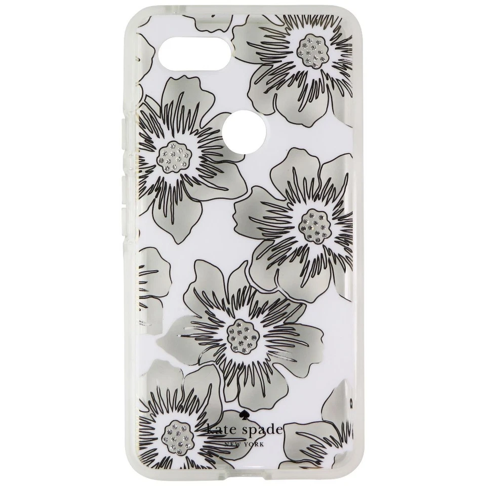 Kate Spade Defensive Hardshell Case for Pixel 3 XL - Reverse Hollyhock/Cream - Image 2 of 3