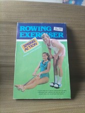 Vintage tummy trimmer aerobic home exercise rowing machine