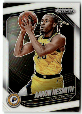 2024-25 Panini Prizm Black NBA No. 220 Aaron Nesmith White Prizm 55/175