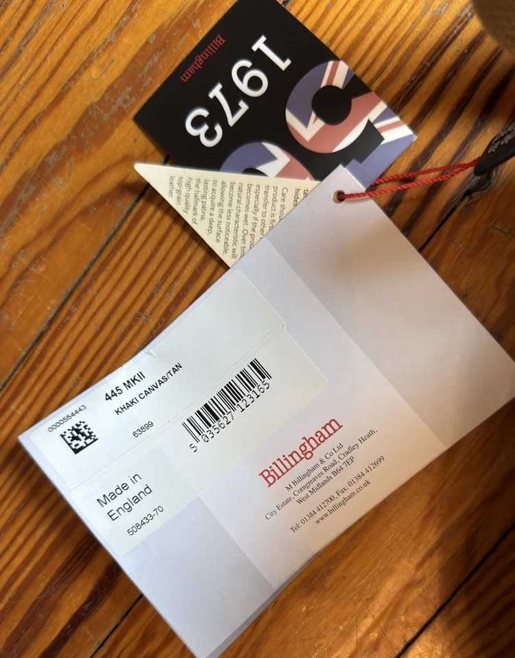 Bolsa para cámara Billingham 445 MK II caqui/bronceada Foto 2 de 2