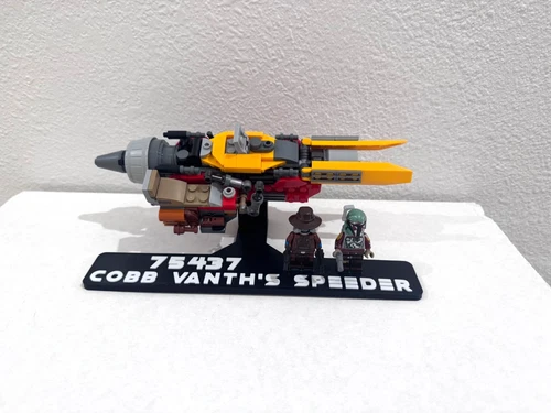 Display Stand for Lego Star Wars Set 75437 Cobb Vanth's Speeder