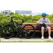 27.5 Inch Wheel Full Suspension Mountain Bike 21 Speed Bicycle Road City Bikes