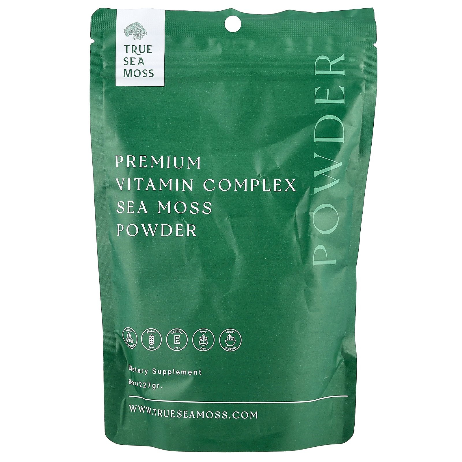 Витаминный комплекс премиум-класса в порошке из морского мха, 8 унций (227 г)