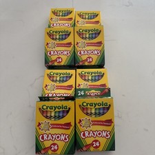 8 boxes of 24 count Crayola Crayons new in box lot