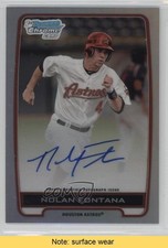 2012 Bowman Draft Chrome Picks Refractor Nolan Fontana #BCA-NF Auto READ k3y