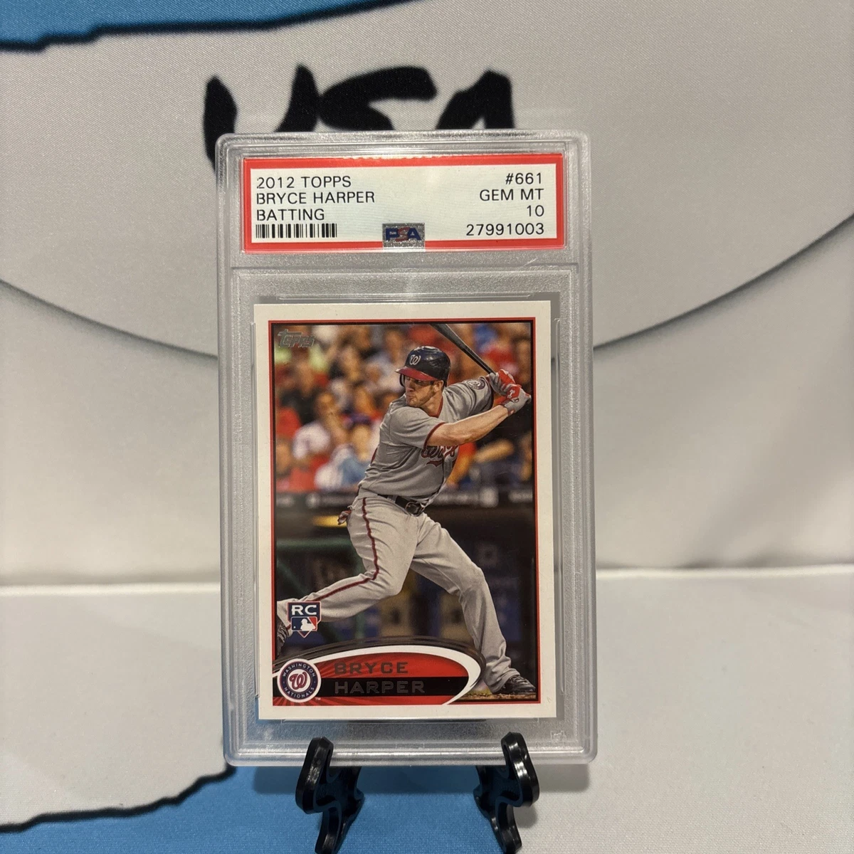 Bryce Harper Professional Sports Authenticator (PSA) Baseball