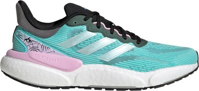 adidas Solar Boost 5 Womens Running Shoes Blue Cushioned Sports Comfort Trainers