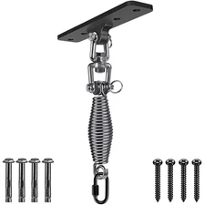 Heavy Bag Hanger, Wall Ceiling Mount Hook 360° Rotation Wood Beam Holder Body...