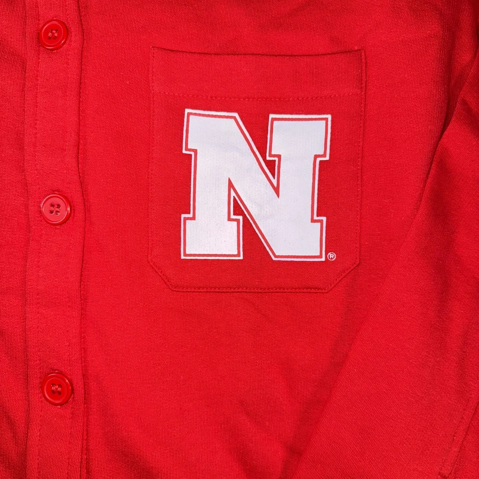 Nebraska Cornhuskers Shirt Womens 1X Red NCAA College Football Fanatics Cotton - Image 3 of 4