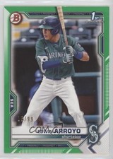 2021 Bowman Draft Green 16/99 Edwin Arroyo #BD-74 0fz3