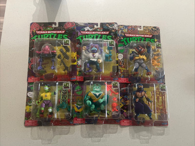 Playmates Teenage Mutant Ninja Turtles Retro 2023 Lot 6 Figures