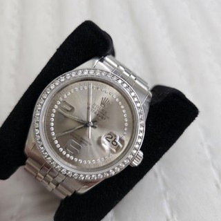 Rolex Datejust Jubilee Bracelet | Custom Gray Dial w/ Natural Diamonds 1.50ctw