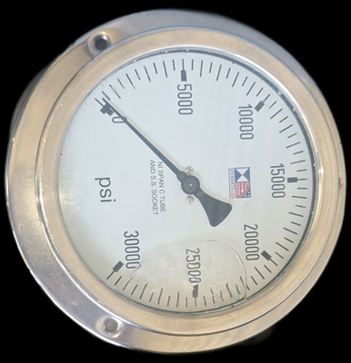 #ad Stewart’s USA 6” Dial Liquid Filled Pressure Gauge 0 50000 PSI Panel Mount $205.10