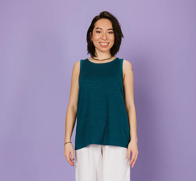#1728 Candace Cameron Bure Essential Knit Tank Top Size 1X