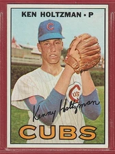 1967 Topps #185 Ken Holtzman RC	 - Chicago Cubs - Set Break - 454🔥⚾🔥