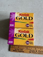 2 Packs Kodak Gold 200 Sealed Box 62 Exposures Expired 2000  2001