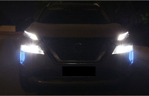 For Nissan Rogue 2021 2022 2023 DRL LED Daytime Running Light Headlight 2PCS - Picture 3 of 8