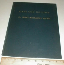 VTG 1946 Cape Cod Massachusetts Barnstable County Provincetown Holiday Book -