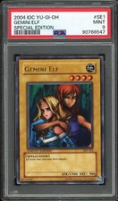 PSA 9 - 2004 IOC YU-GI-OH! INVASION OF CHAOS SPECIAL EDITION SE1 GEMINI ELF SPEC