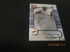 TONY GWYNN PADRES 2001 DONRUS ELITE BASEBALL CARD  #24